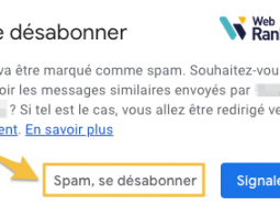 Spam et se désabonner