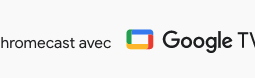 logo Chromecast avec Google TV