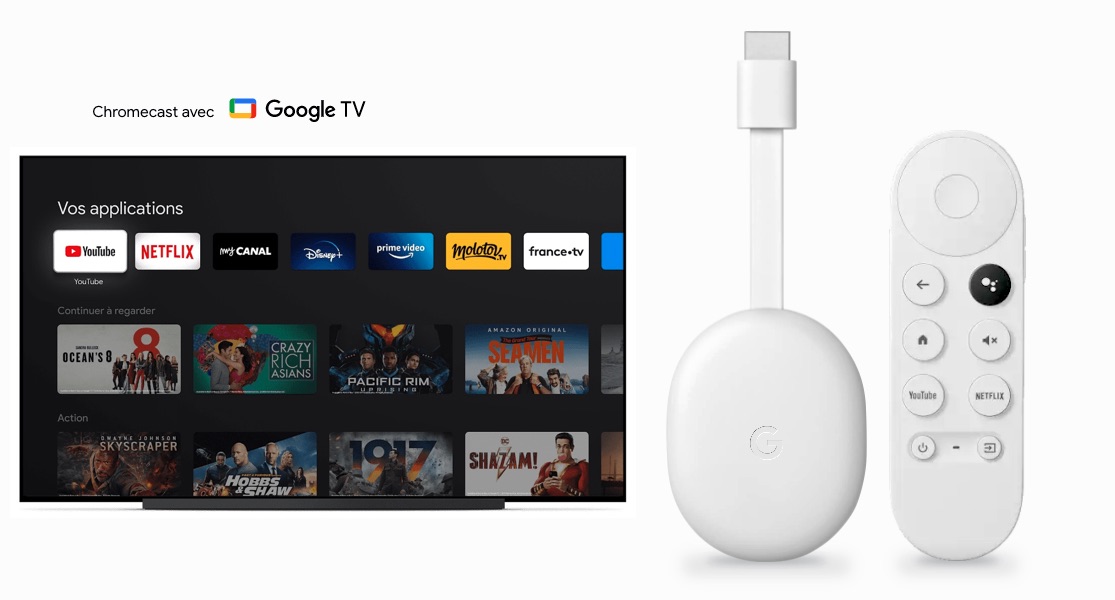 Google Chromecast avec Google TV