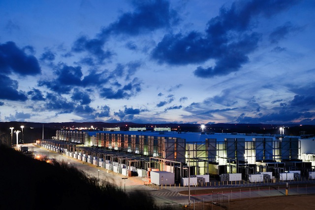 Google data center : extérieur