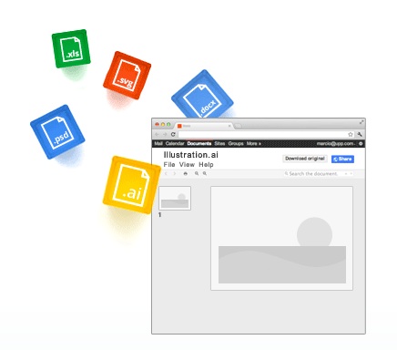 Les formats de documents gérés par Google Drive