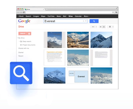 Google Drive et son outil de recherche de documents