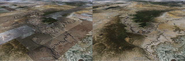 Photo du Grand Canyon Google Earth 2012
