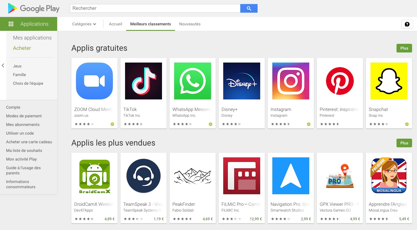 Télécharger Play Store Pour Pc Gratuit