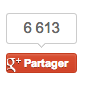 Google Plus bouton partage