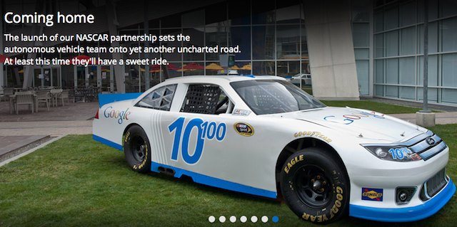 La voiture Google Racing au Googleplex