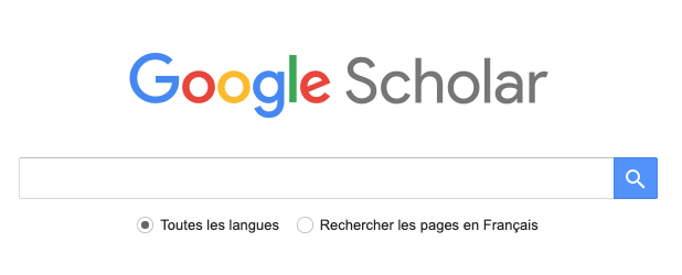 La recherche dans Google Scholar