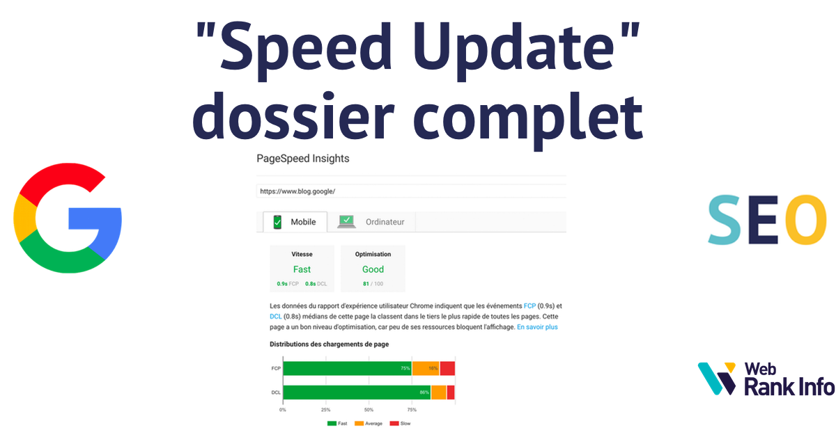 Google Speed Update la vitesse, critère officiel du SEO mobile