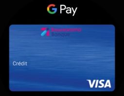 Carte bancaire avec Google Pay