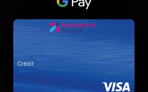 Carte bancaire avec Google Pay