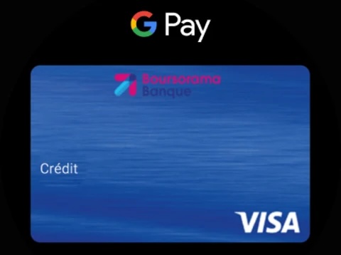 Carte bancaire avec Google Pay