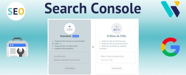 Ajout validation propriété search console