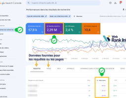 impressions search console