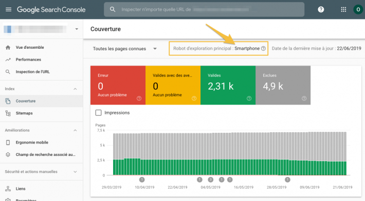 Robot d'exploration principal (Search Console)