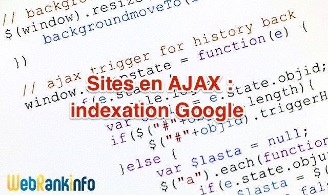 SEO Google : indexation AJAX