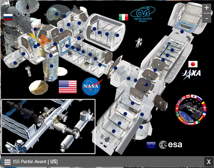 Navigation dans l'ISS 360