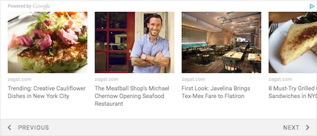 Google AdSense Matched Content