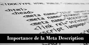 Meta Description et SEO