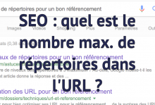 Nombre de répertoires dans URL et SEO