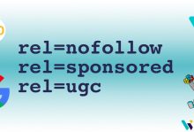 Liens nofollow, sponsored, ugc