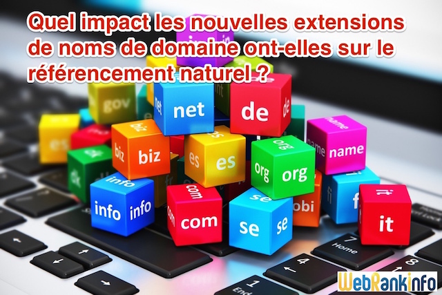 Nouvelles extensions nom de domaine et SEO