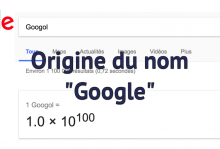 Origine du nom Google