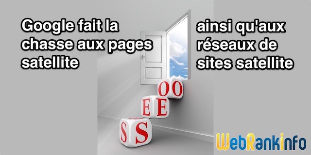 SEO Google et pages satellite