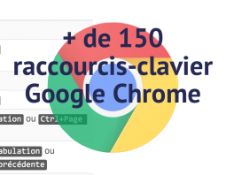 Tous les raccourcis-clavier de Chrome