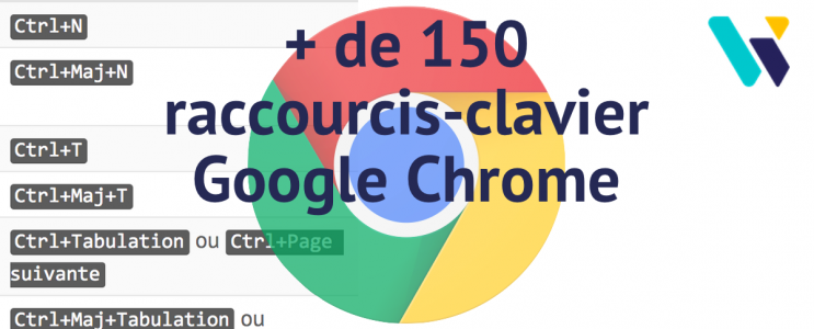 Tous les raccourcis-clavier de Chrome