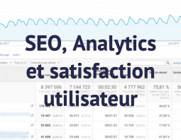 SEO : satisfaction utilisateur et Analytics