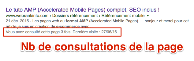 Page consultée N fois