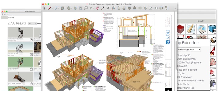  SketchUp  gratuit  et SketchUp  Pro la mod lisation 3D 