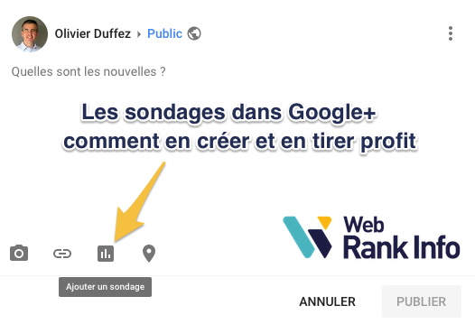 Sondage Google Plus