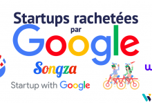 Startups rachetées par Google