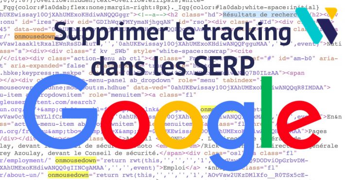 Comment supprimer le tracking des SERP Google