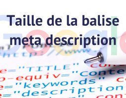 Taille meta description