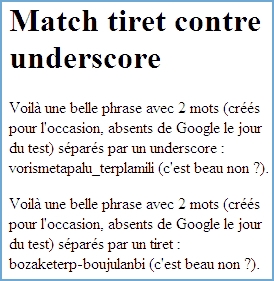 Referencement Google : tirets (dashes) ou tirets bas (underscores) ?