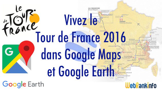 Tour de France 2016 Google Maps/Earth