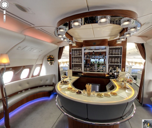 Visite virtuelle Airbus A380 StreetView