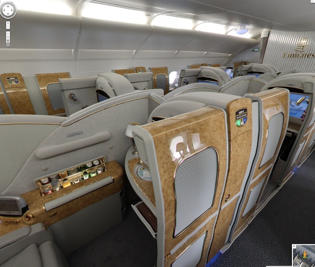 Visite virtuelle Airbus A380 StreetView