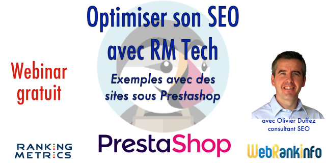 Webinar RM Tech SEO Prestashop