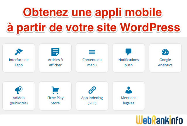 Appli mobile pour WordPress