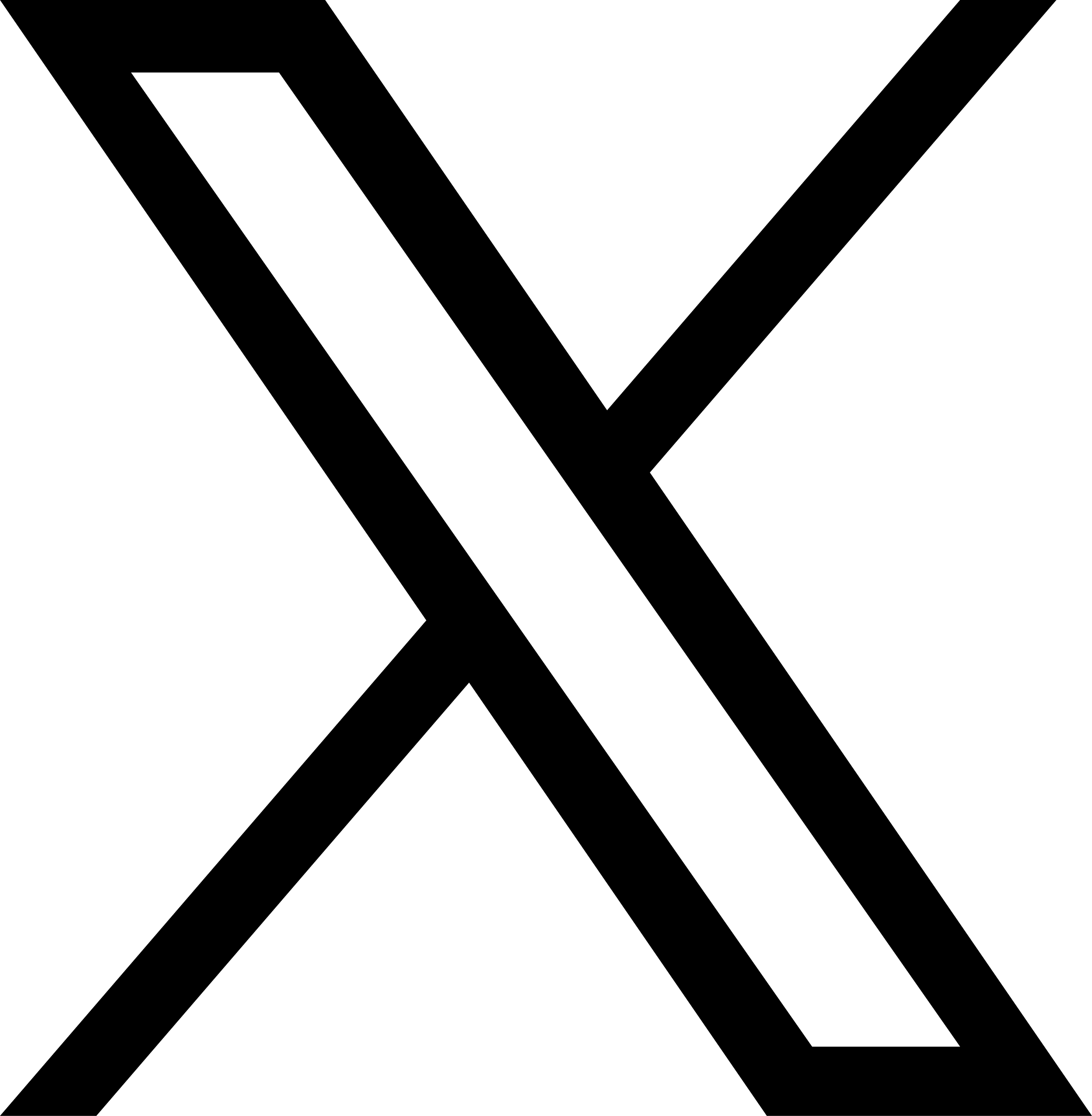 logo X (Twitter) noir
