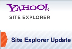 Fin de Yahoo SiteExplorer