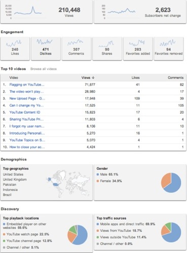 YouTube Analytic