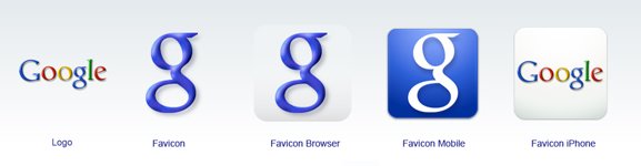 Différents favicons