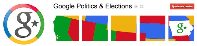 Google Elections sur Google Plus