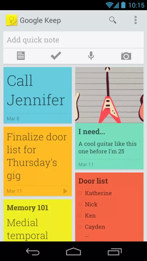 App Google Keep