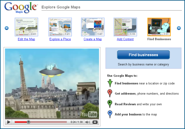 Google Maps en chiffres (2008)