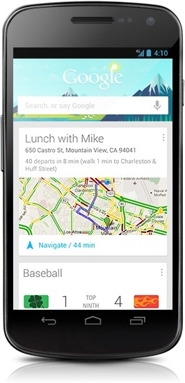 Google Now sur smartphone